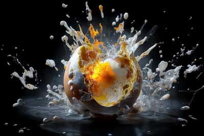 explosive egg